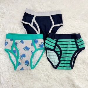 Cat & Jack Boys Underwear Lot XS (4/5) – 3-Pack Briefs NWT No Packaging